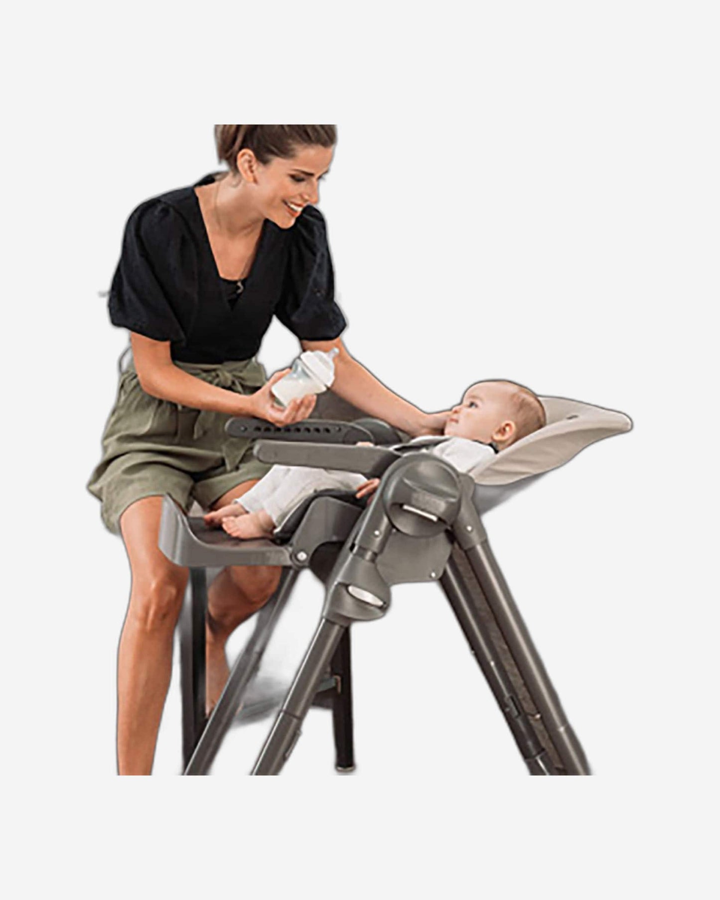 CHICCO POLLY HIGHCHAIR 6M-3Y BLACK