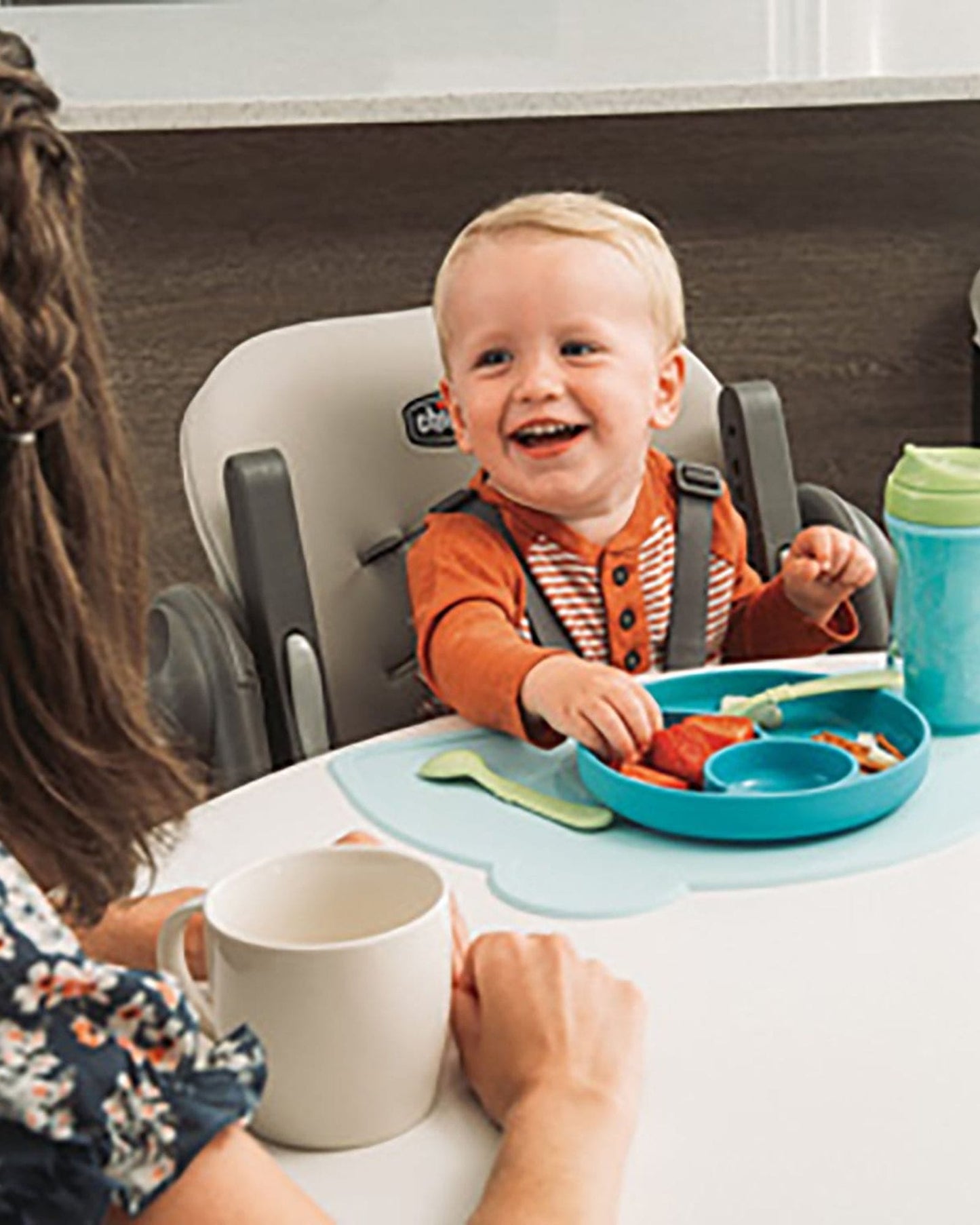 CHICCO POLLY HIGHCHAIR 6M-3Y BLACK