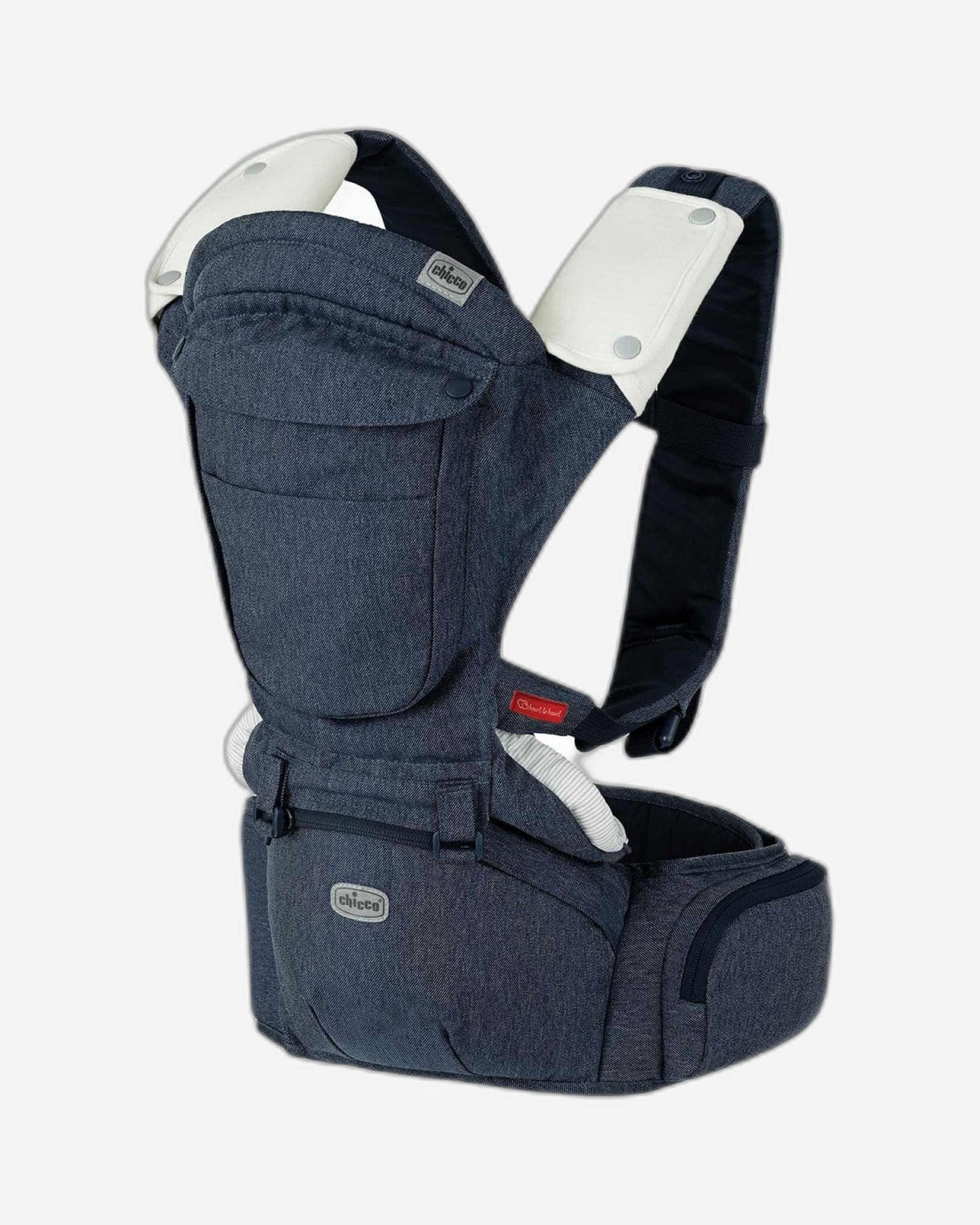 CHICCO SIDEKICK PLUS HIP SEAT CARRIER 0-36M DENIM