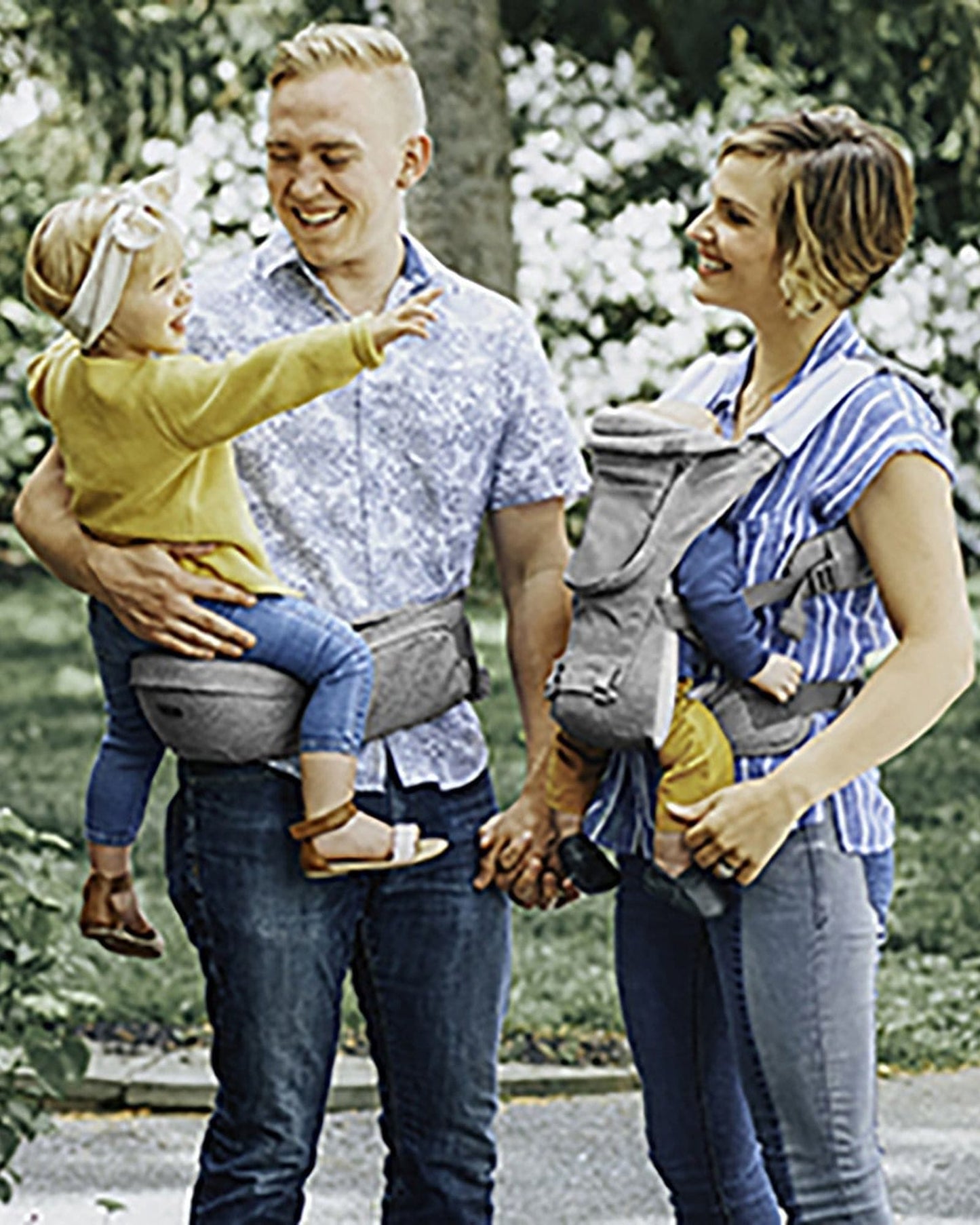 CHICCO SIDEKICK PLUS HIP SEAT CARRIER 0-36M DENIM