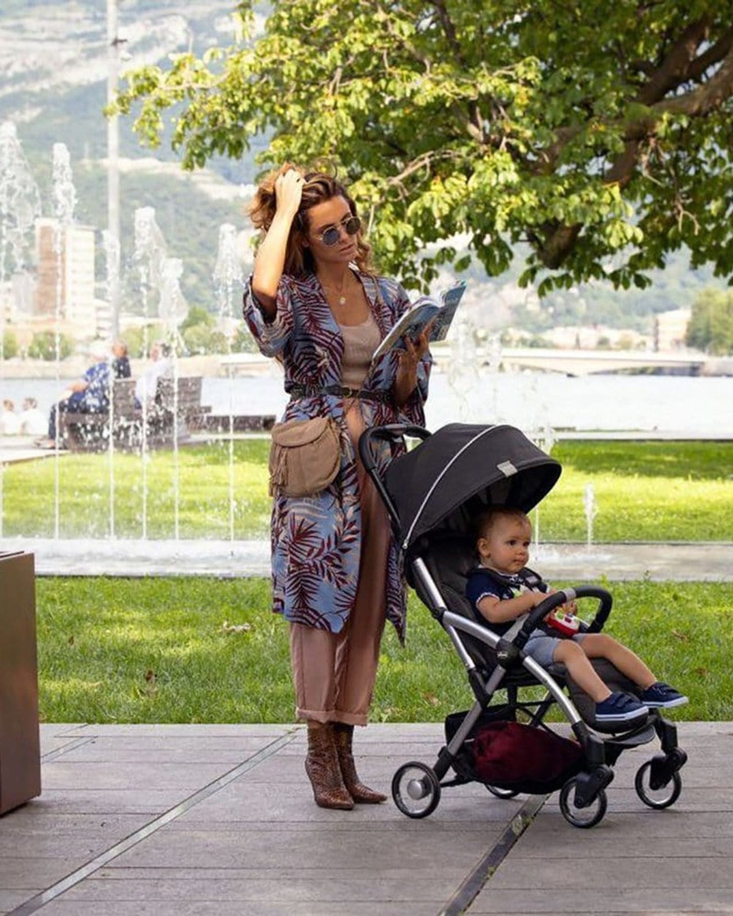 CHICCO GOODY PLUS STROLLER COOL GREY