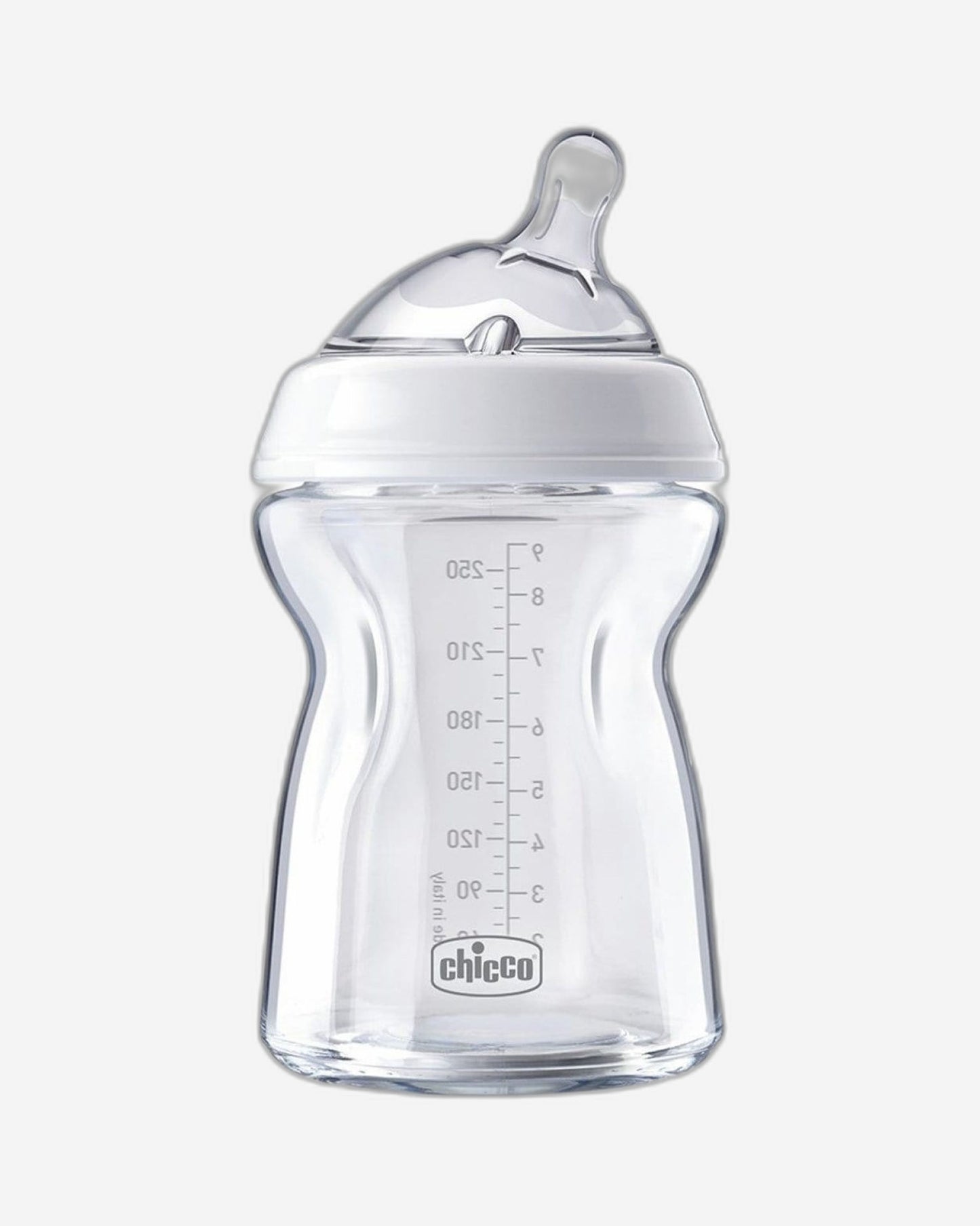 Chicco Natural Feeling Regular Flow Glass 250ml - CH80623-00
