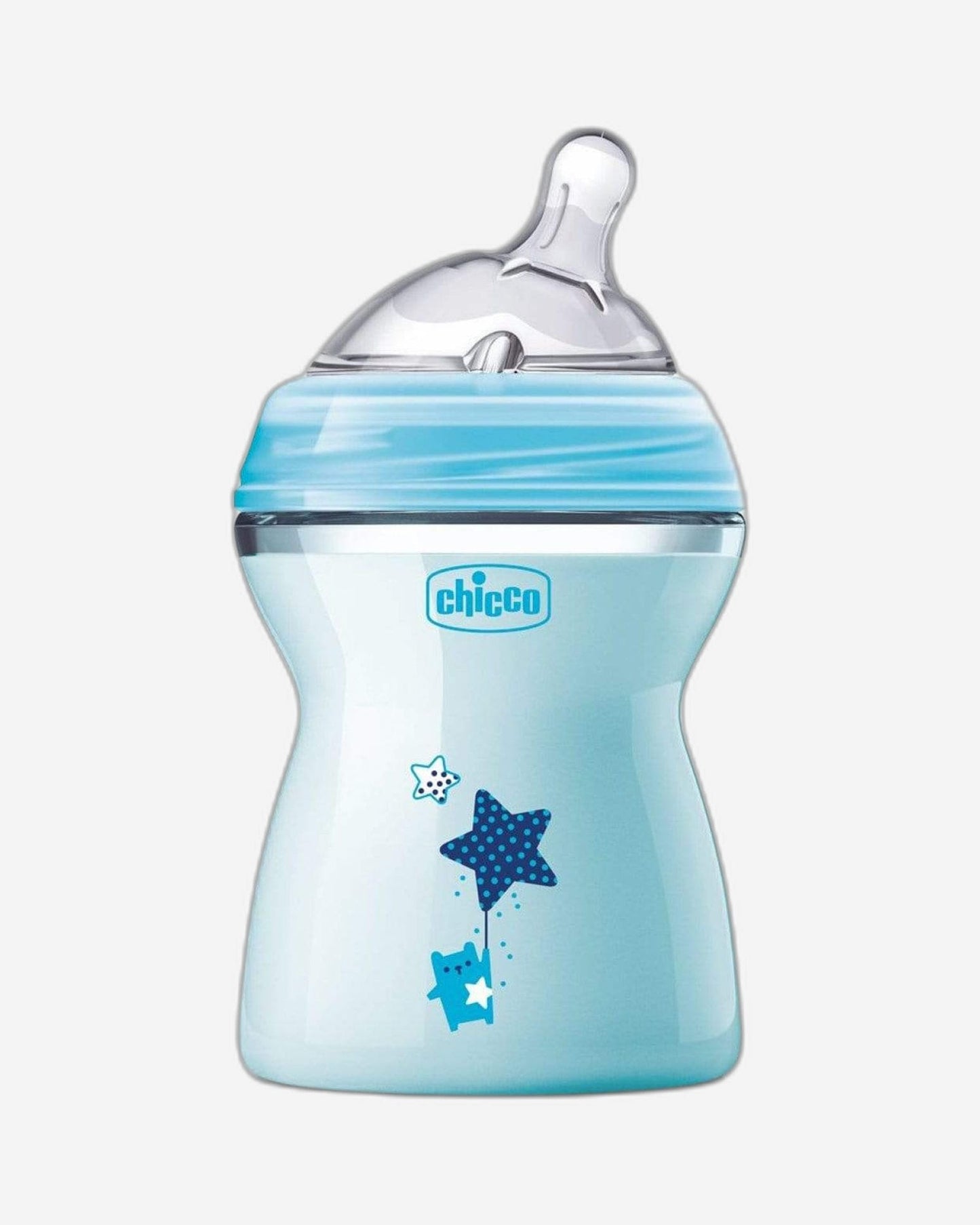 Chicco Natural Feeling Feeding Bottle for 2 Months and Above Baby 250ml - Light Blue - CH80825-21