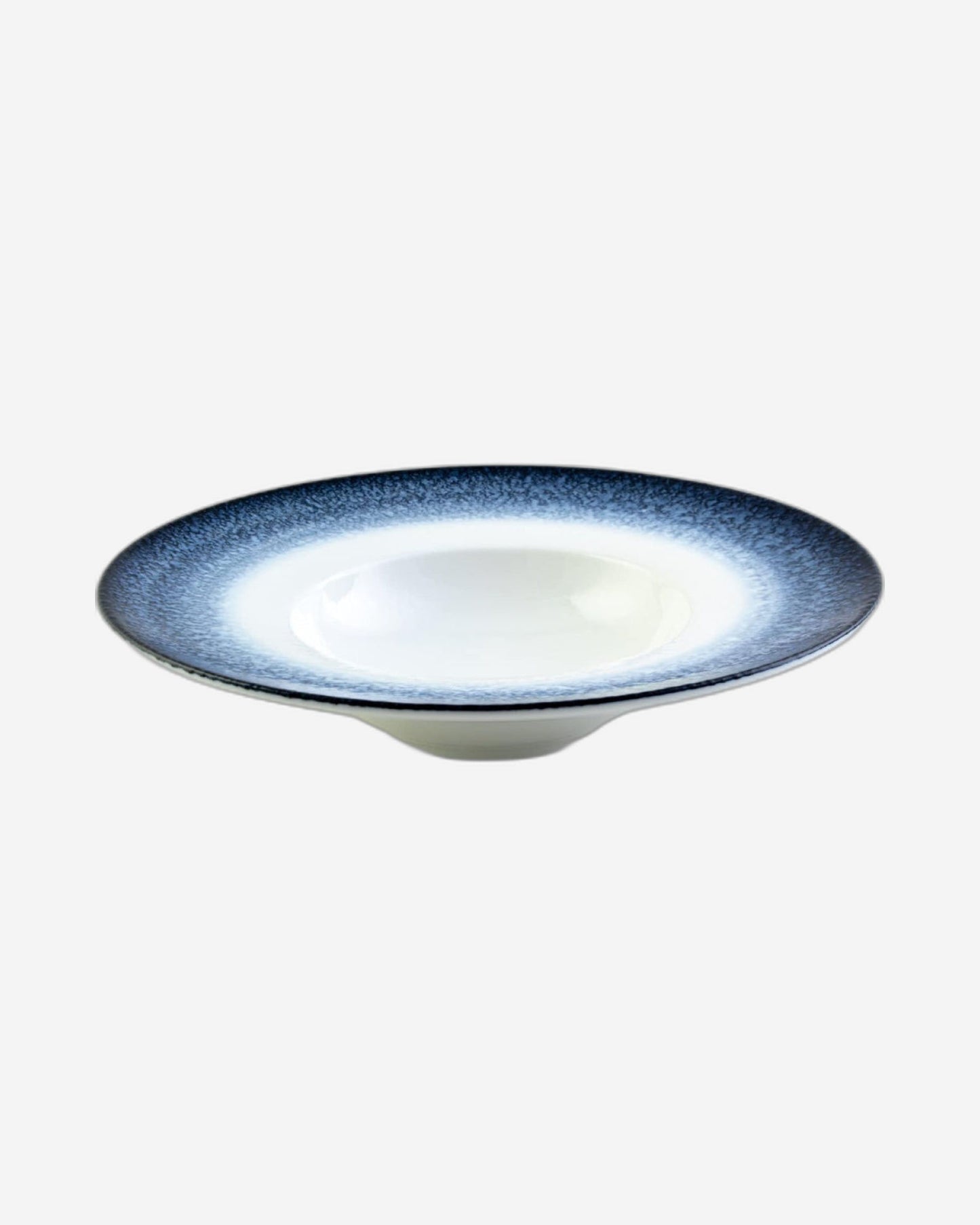 Shallow Reactive Scandi Soup Plate 24cm Blue