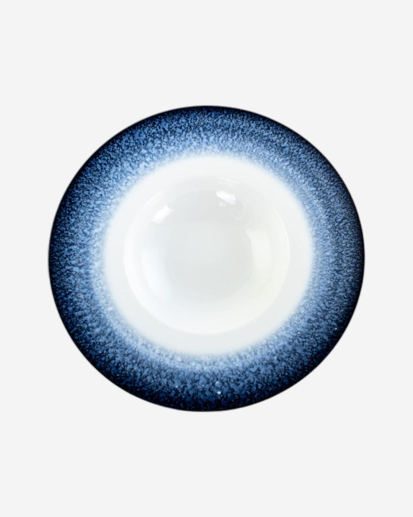 Shallow Reactive Scandi Soup Plate 24cm Blue