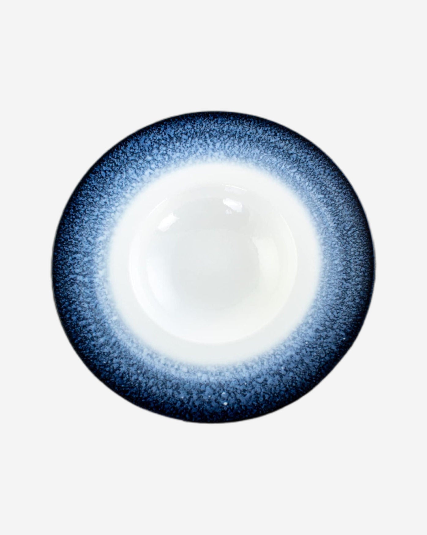 Shallow Reactive Scandi Soup Plate 24cm Blue