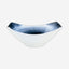 Shallow Reactive Scandi Salad Bowl 25Cm Blue