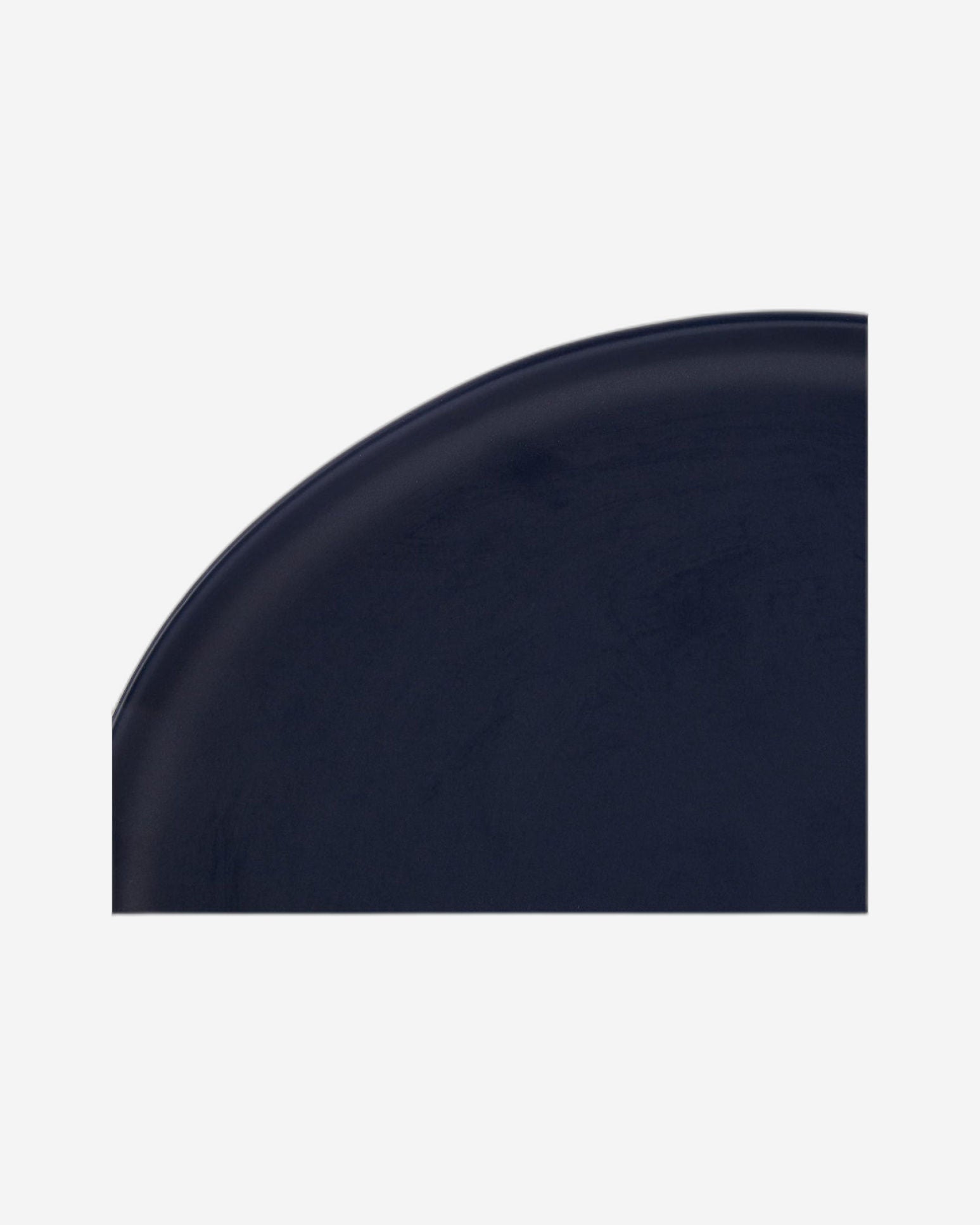 Shallow 27cm Porcelain Dinner Plate - Matte Dark Blue | Stylish & Durable Kitchen Tableware