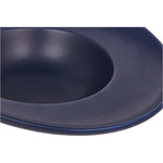 Shallow 24cm Pasta Plate - Matt Dark Blue | Elegant and Durable Kitchen Tableware