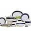 Dankotuwa Dinner Set 59Pc Blue Gold Turkey