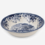 Claytan Classic Blue Windmill & Floral Pattern Earthenware Salad Bowl, 9.3 Inch, White