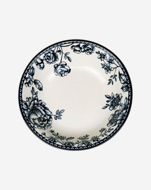 Claytan Rhapsody Collection 9 Inch Dark Blue Ceramic Salad Bowl (Set of 1)