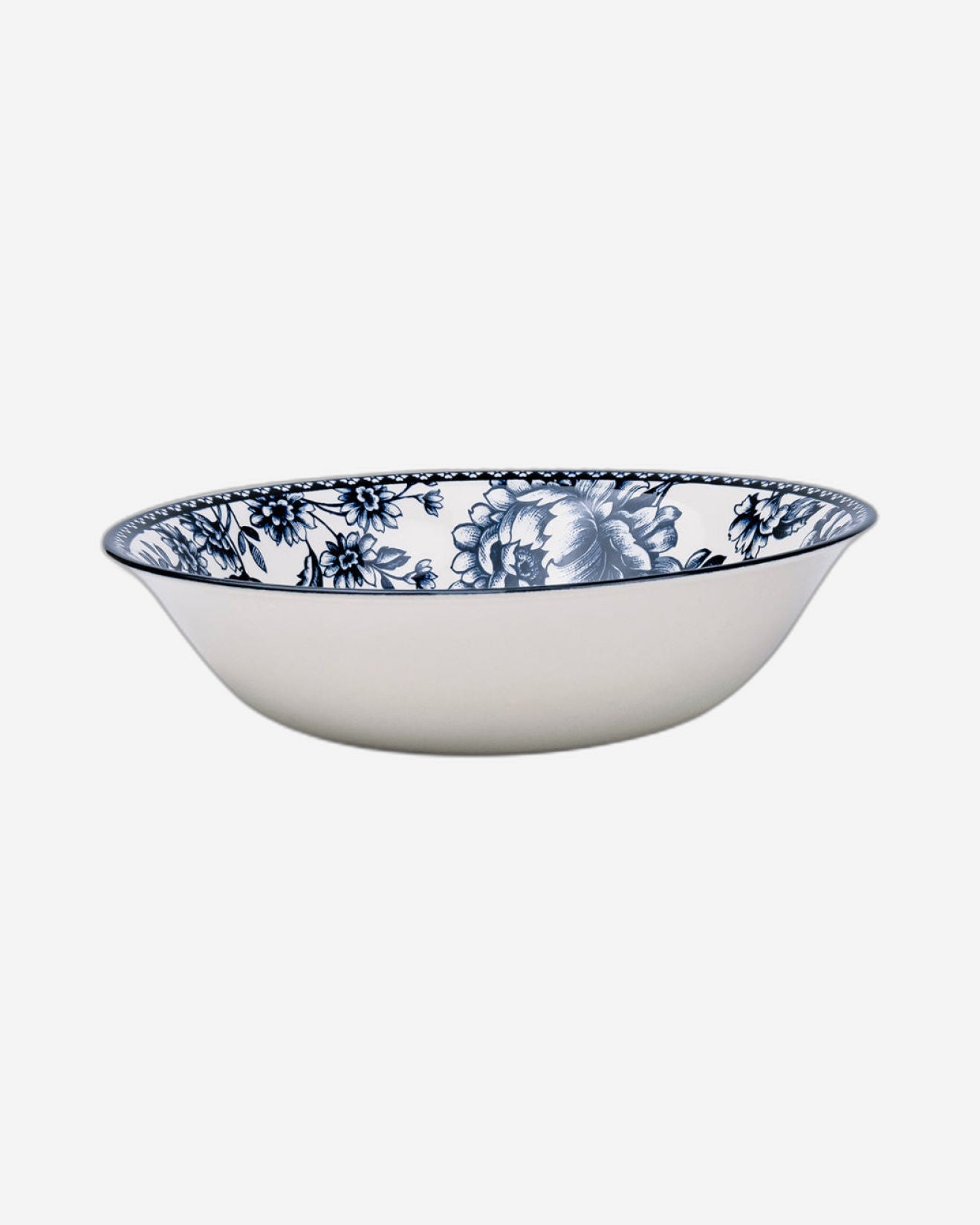 Claytan Rhapsody Collection 9 Inch Dark Blue Ceramic Salad Bowl (Set of 1)