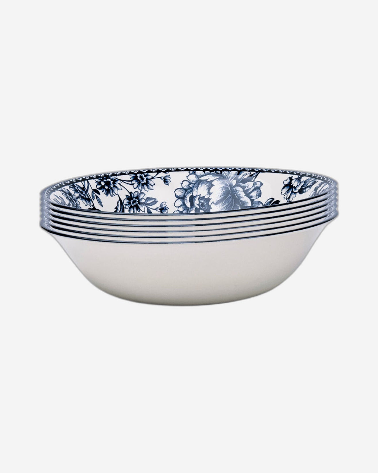 Claytan Rhapsody Collection 9 Inch Dark Blue Ceramic Salad Bowl (Set of 1)