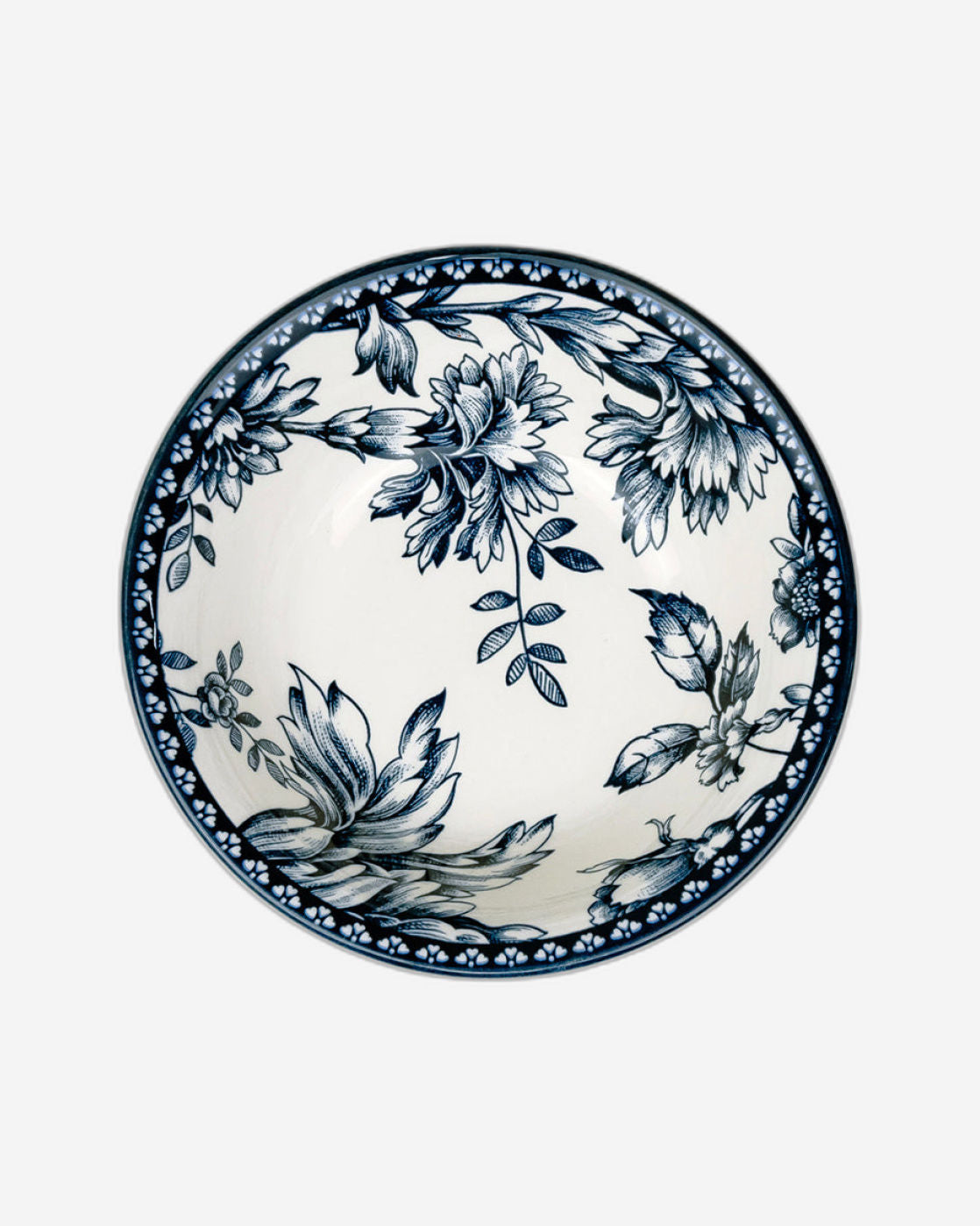 Claytan Rhapsody Collection 6 inch Dark Blue Ceramic Cereal Bowl  (Set of 1)