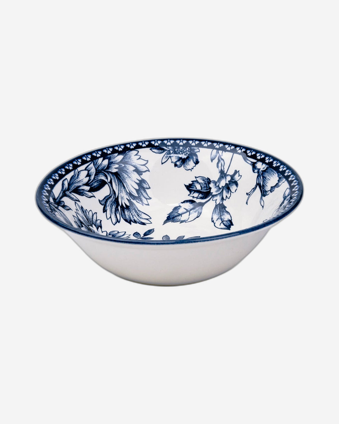 Claytan Rhapsody Collection 6 inch Dark Blue Ceramic Cereal Bowl  (Set of 1)
