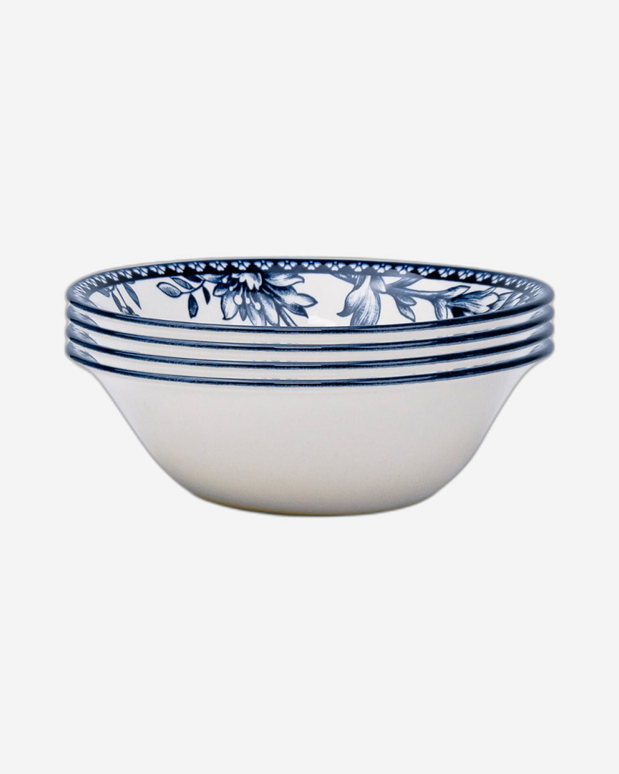 Claytan Rhapsody Collection 6 inch Dark Blue Ceramic Cereal Bowl  (Set of 1)