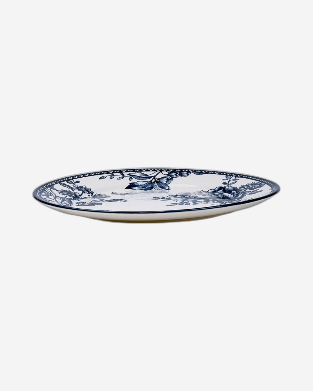 Claytan Rhapsody Collection 12-Inch Dark Blue Ceramic Chop Plate (Set of 1)