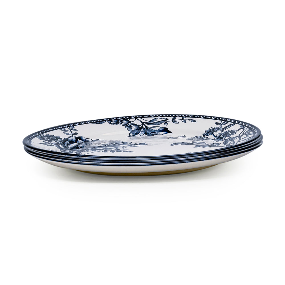 Claytan Rhapsody Collection 12-Inch Dark Blue Ceramic Chop Plate (Set of 1)
