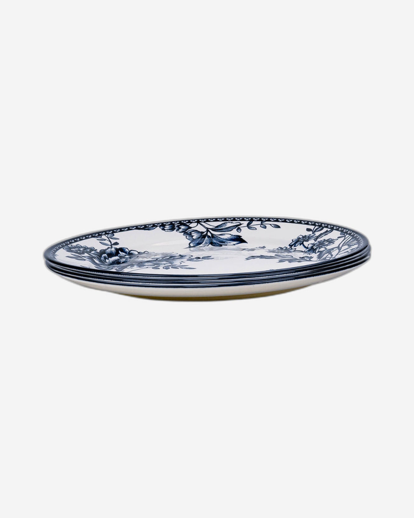 Claytan Rhapsody Collection 12-Inch Dark Blue Ceramic Chop Plate (Set of 1)