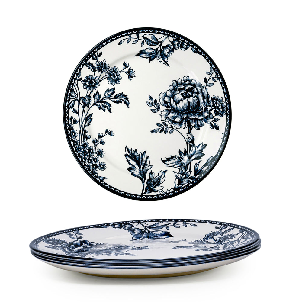 Claytan Rhapsody Collection 12-Inch Dark Blue Ceramic Chop Plate (Set of 1)