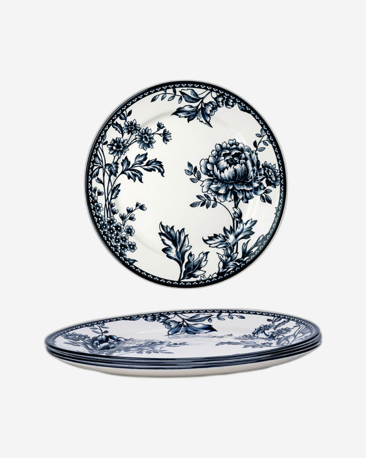 Claytan Rhapsody Collection 12-Inch Dark Blue Ceramic Chop Plate (Set of 1)