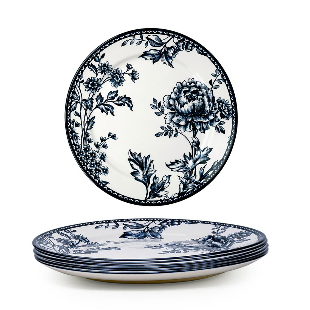 Claytan Rhapsody Collection 12-Inch Dark Blue Ceramic Chop Plate (Set of 1)
