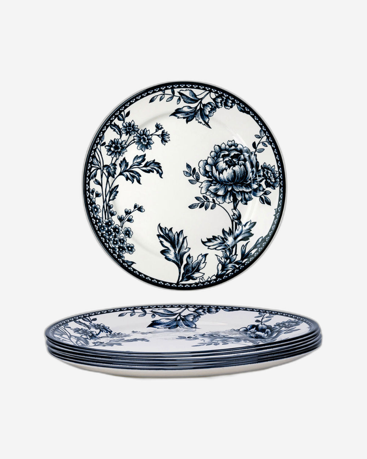 Claytan Rhapsody Collection 12-Inch Dark Blue Ceramic Chop Plate (Set of 1)