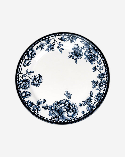 Claytan Rhapsody 10.5-Inch Dark Blue Ceramic Dinner Plate - Set of 1