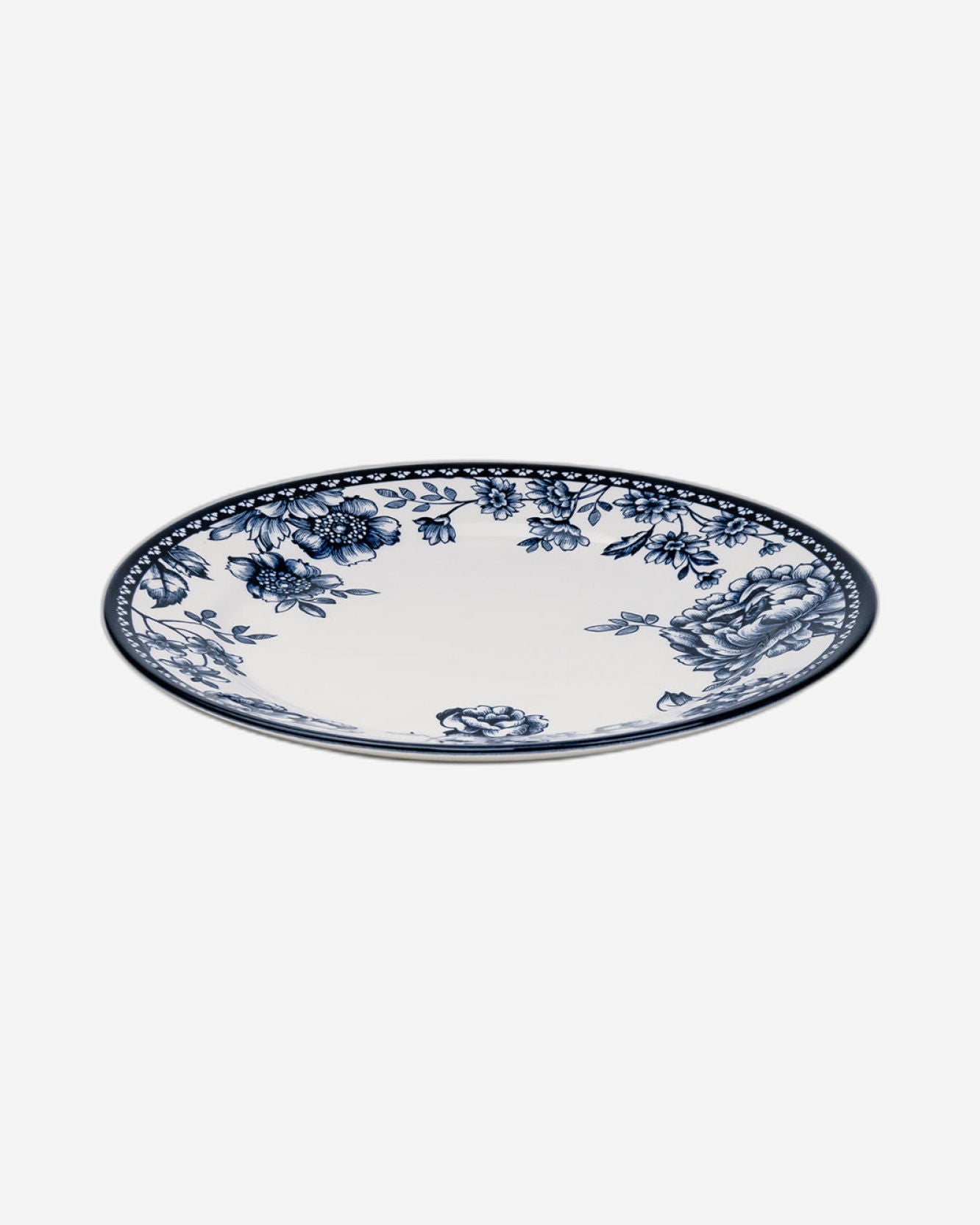 Claytan Rhapsody 10.5-Inch Dark Blue Ceramic Dinner Plate - Set of 1