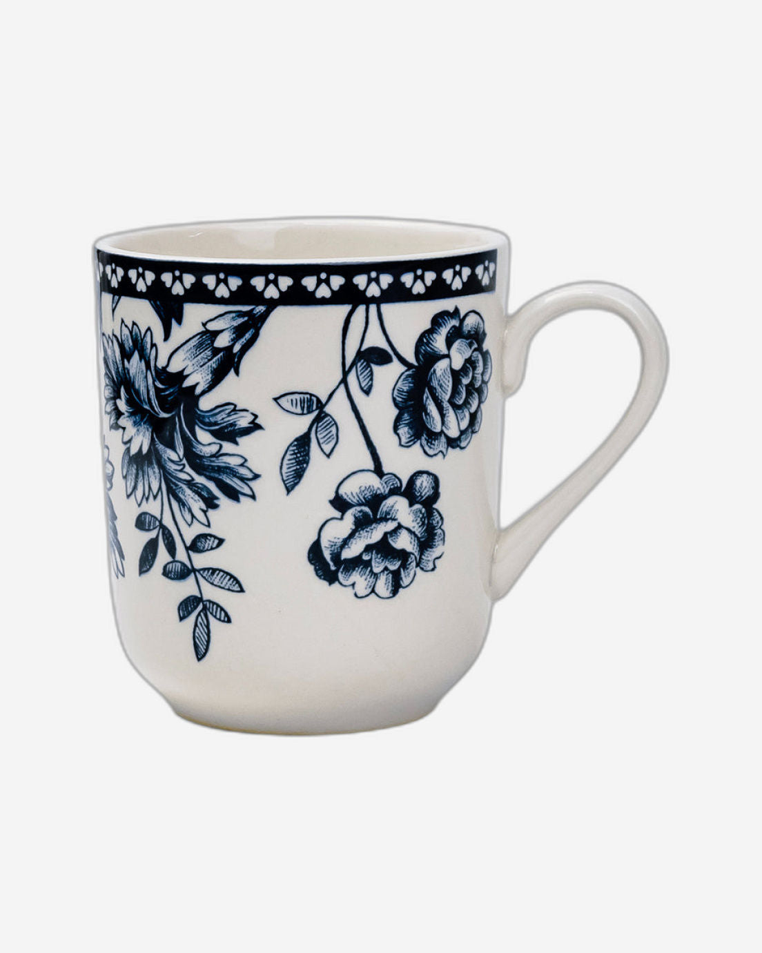 Claytan Rhapsody 370ml Dark Blue Ceramic Mug (Set of 1)