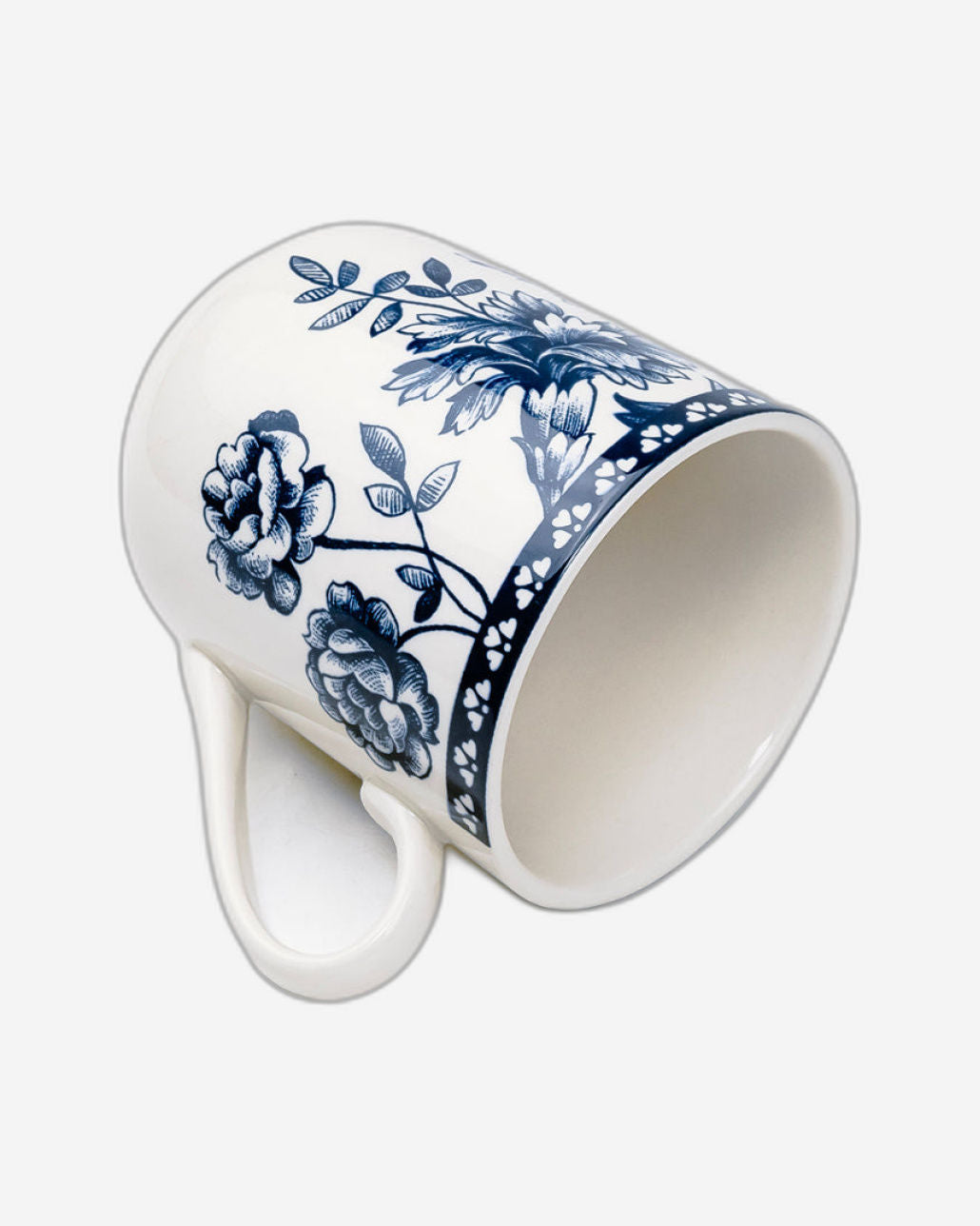 Claytan Rhapsody 370ml Dark Blue Ceramic Mug (Set of 1)