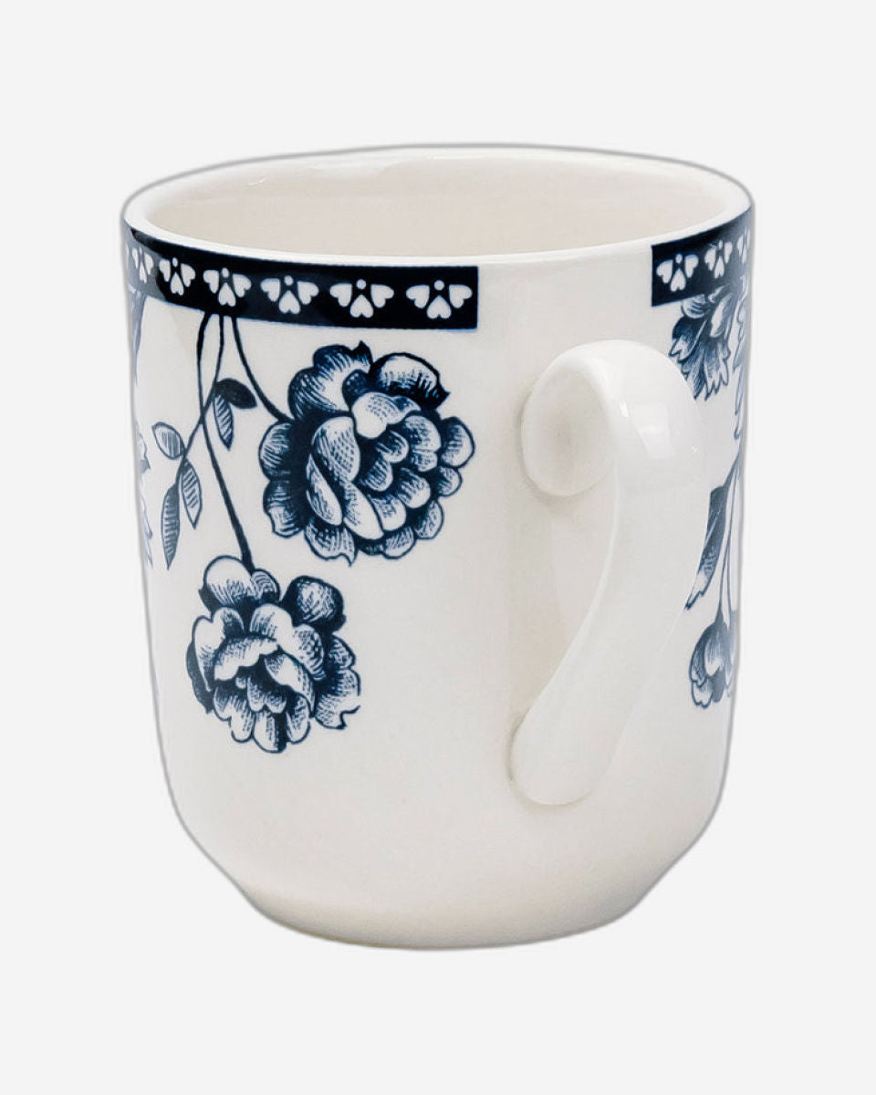 Claytan Rhapsody 370ml Dark Blue Ceramic Mug (Set of 1)