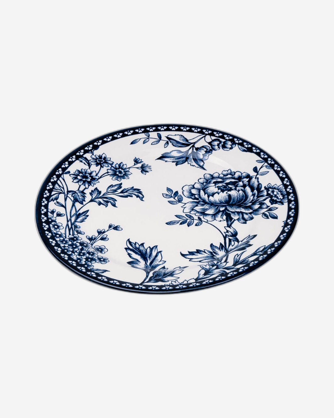 Claytan Rhapsody 8-Inch Dark Blue Ceramic Salad Plate (Set of 1)