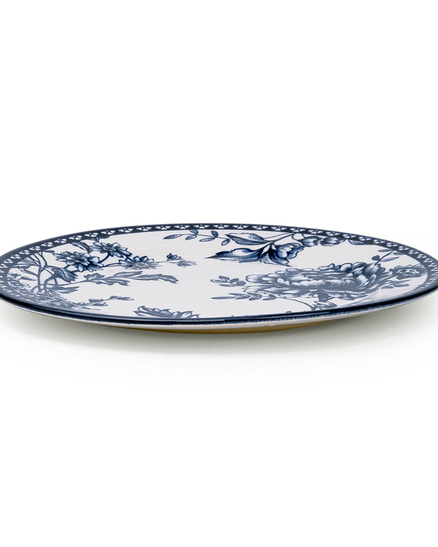 Claytan Rhapsody 8-Inch Dark Blue Ceramic Salad Plate (Set of 1)