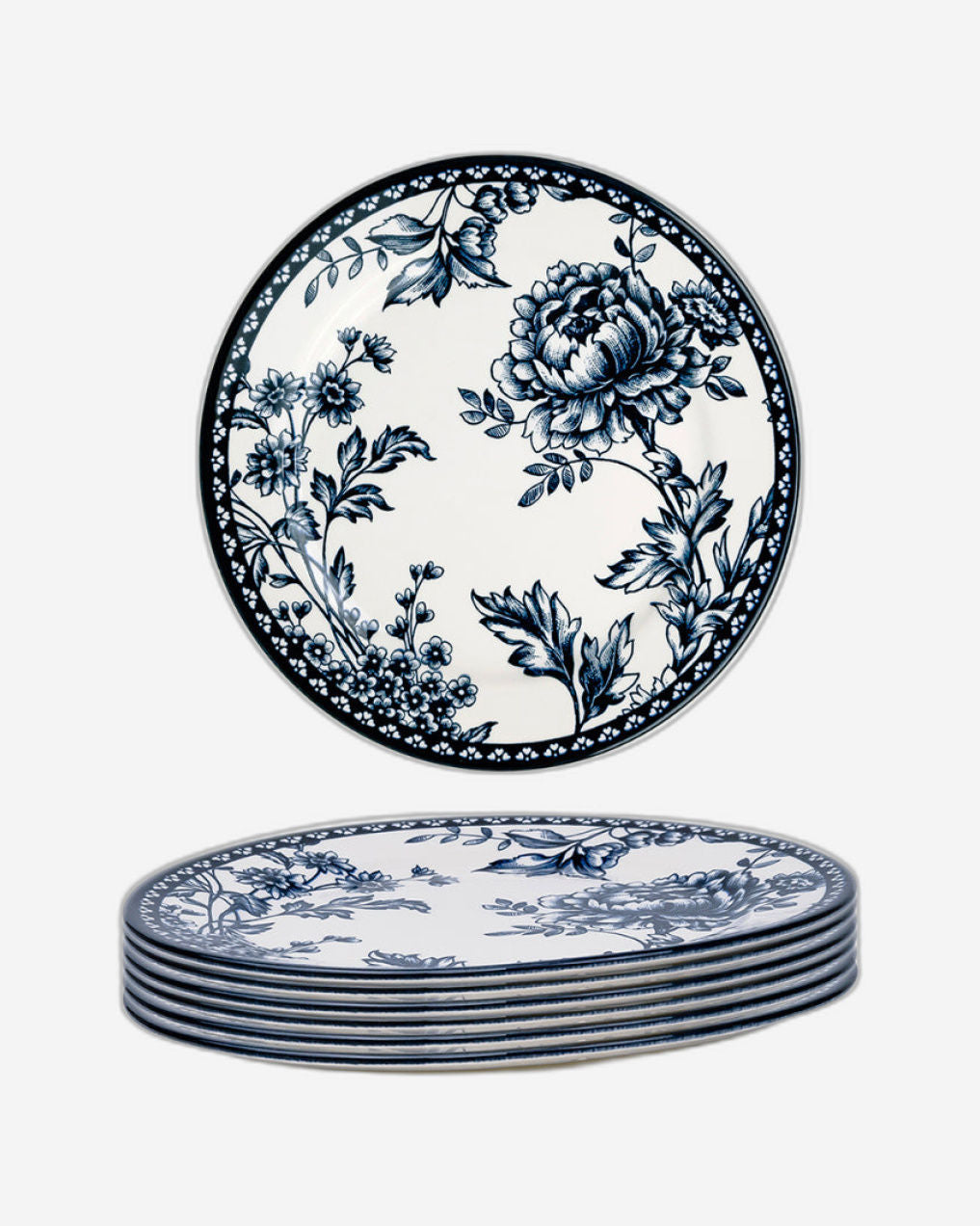 Claytan Rhapsody 8-Inch Dark Blue Ceramic Salad Plate (Set of 1)