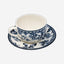 Claytan Rhapsody 240ml Dark Blue Ceramic Cup & Saucer Set (Set of 1)