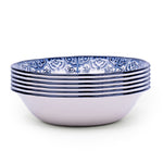 Claytan Lighthouse Blue 9-Inch Ceramic Salad Bowl (Set of 1)