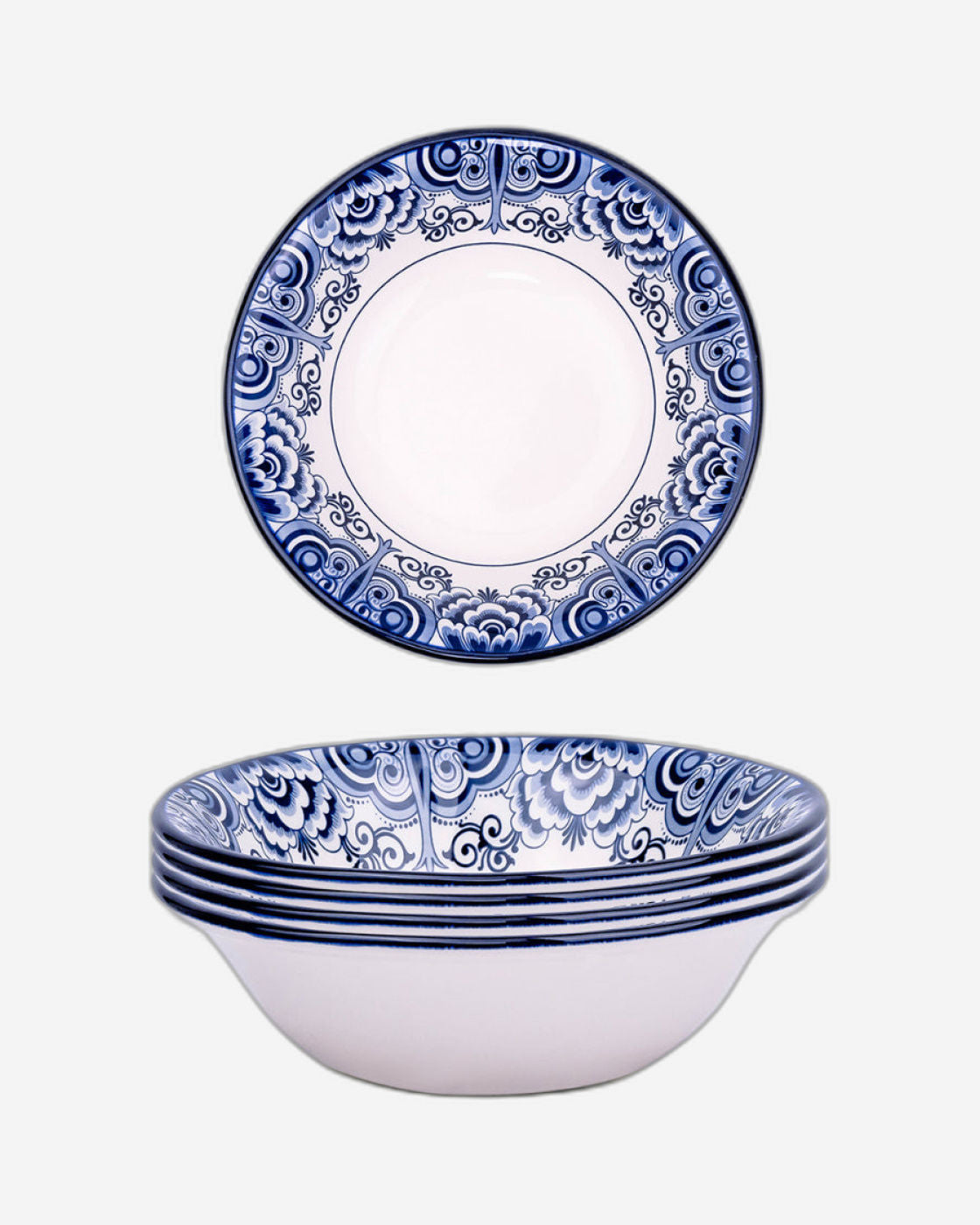 Claytan Lighthouse Blue 6-Inch Ceramic Cereal Bowl (Set of 1)