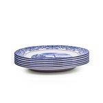 Claytan Lighthouse Blue 10.5-Inch Ceramic Dinner Plate (Set of 1)
