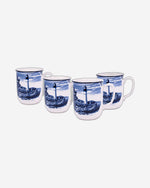 Claytan Lighthouse Blue 370ml Ceramic Mug (set of 1)