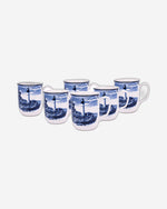 Claytan Lighthouse Blue 370ml Ceramic Mug (set of 1)