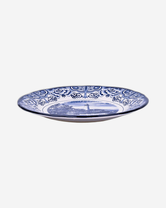 Claytan Lighthouse Blue 8-Inch Ceramic Salad Plate (Set of 1)