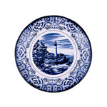 Claytan Lighthouse Blue 8-Inch Ceramic Salad Plate (Set of 1)