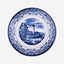 Claytan Lighthouse Blue 9-Inch Ceramic Soup Plate (Set of 1)