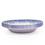 Claytan Lighthouse Blue 9-Inch Ceramic Soup Plate (Set of 1)