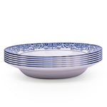 Claytan Lighthouse Blue 9-Inch Ceramic Soup Plate (Set of 1)