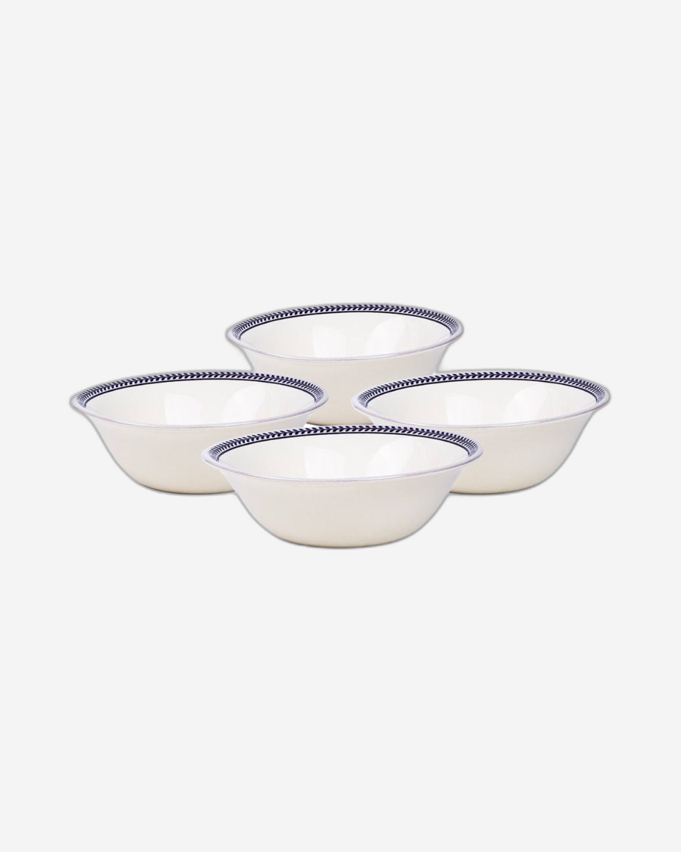 وعاء حبوب الإفطار من الخزف من كلايتان كاليستا، مقاس 6.2 بوصة (أرجواني وأبيض، مجموعة من قطعة واحدة)