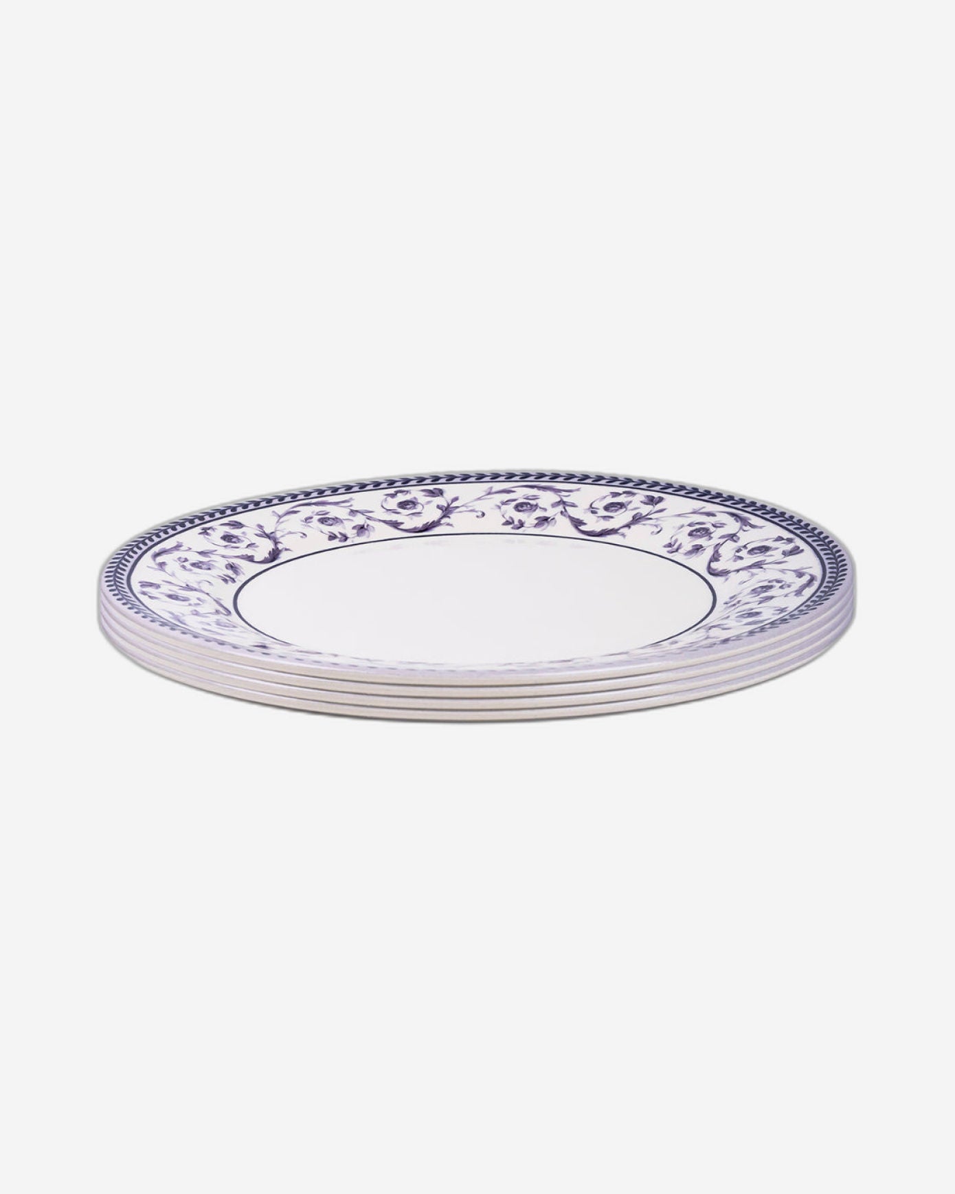 Claytan Callista Purple 8.2 inch Ceramic Salad Plate (Set Of 1)