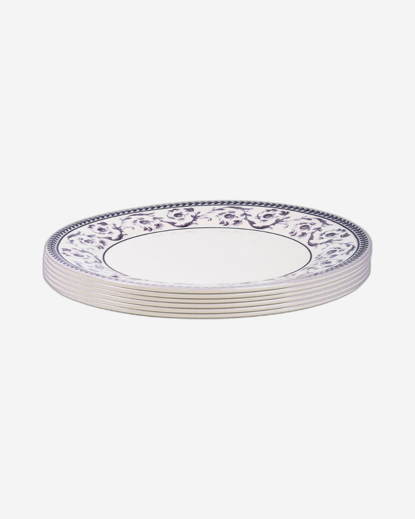 Claytan Callista Purple 8.2 inch Ceramic Salad Plate (Set Of 1)